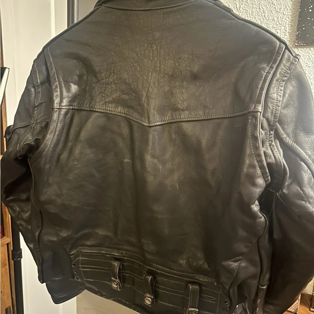 Vintage (1950s) CHP Horsehide Leather Jacket - Picture 3 of 5